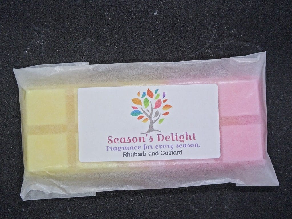 Rhubarb And Custard Wax Melt Bars. - Image 3