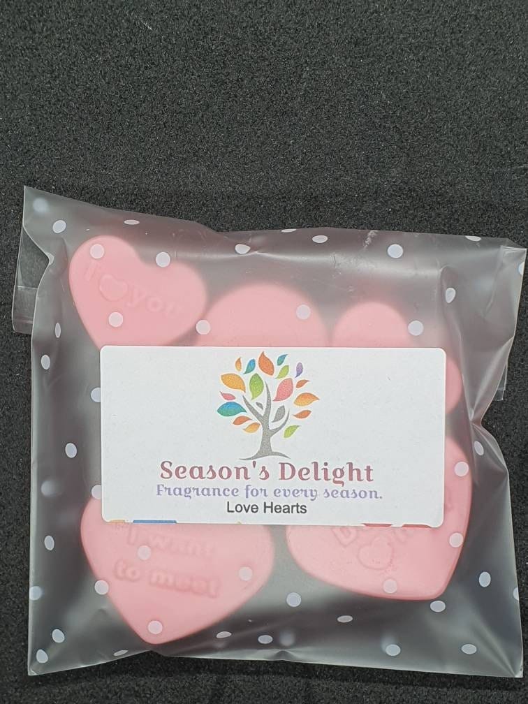 Love hearts wax melts. - Image 5