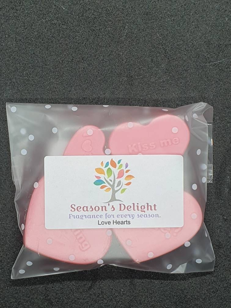 Love hearts wax melts. - Image 6