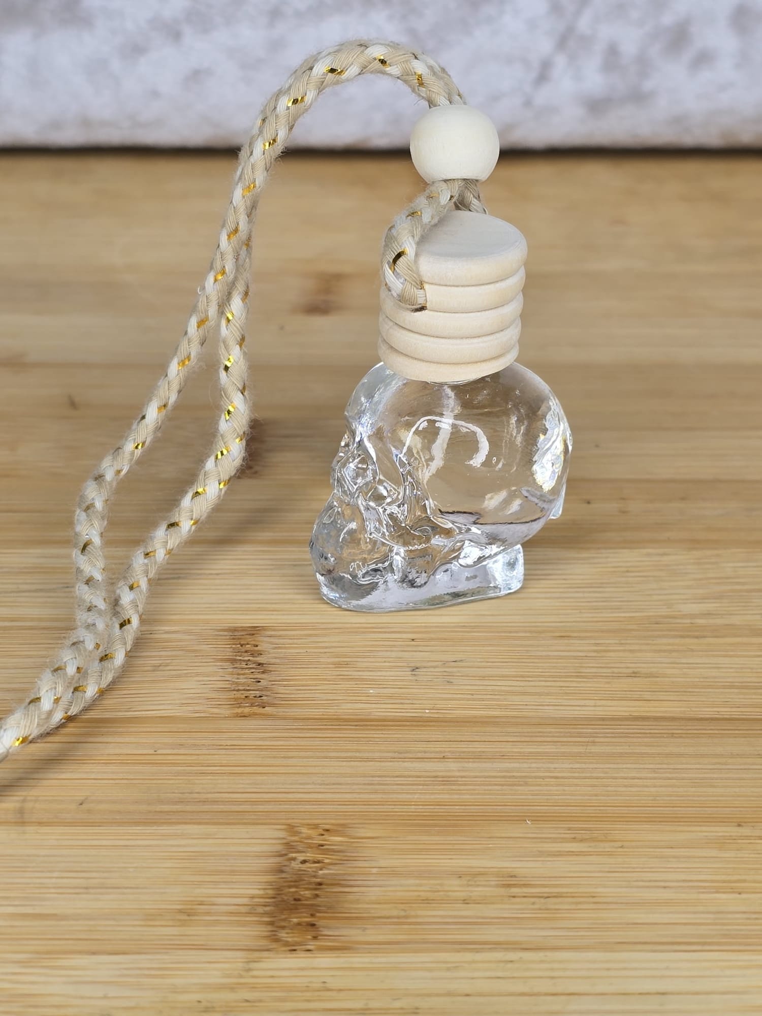 Skull bottle car air freshener. - Image 2