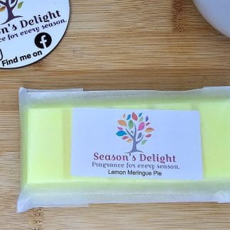 Lemon meringue pie wax melts.