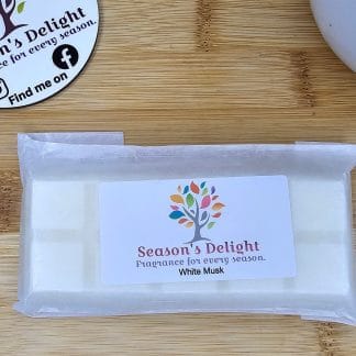 White musk wax melts.