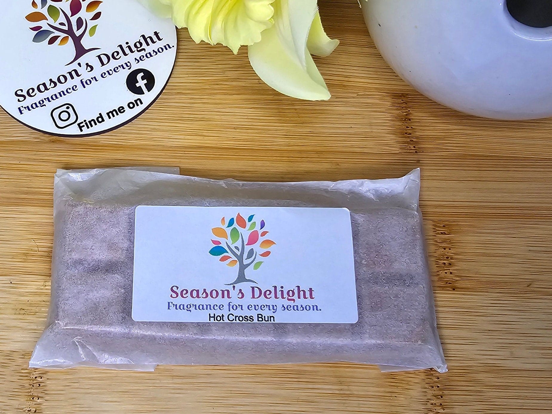 Hot cross bun Wax Melts.