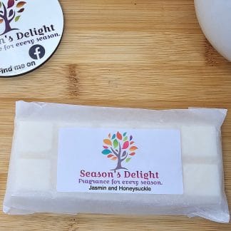 Jasmine And Honeysuckle Wax Melt Bars.