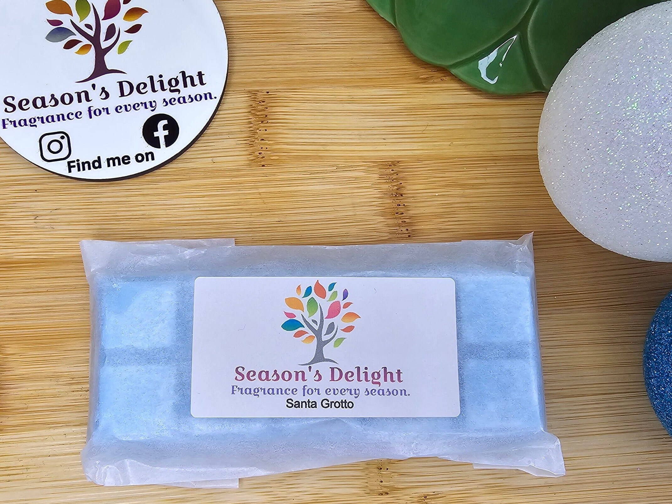 Santas grotto wax melts.