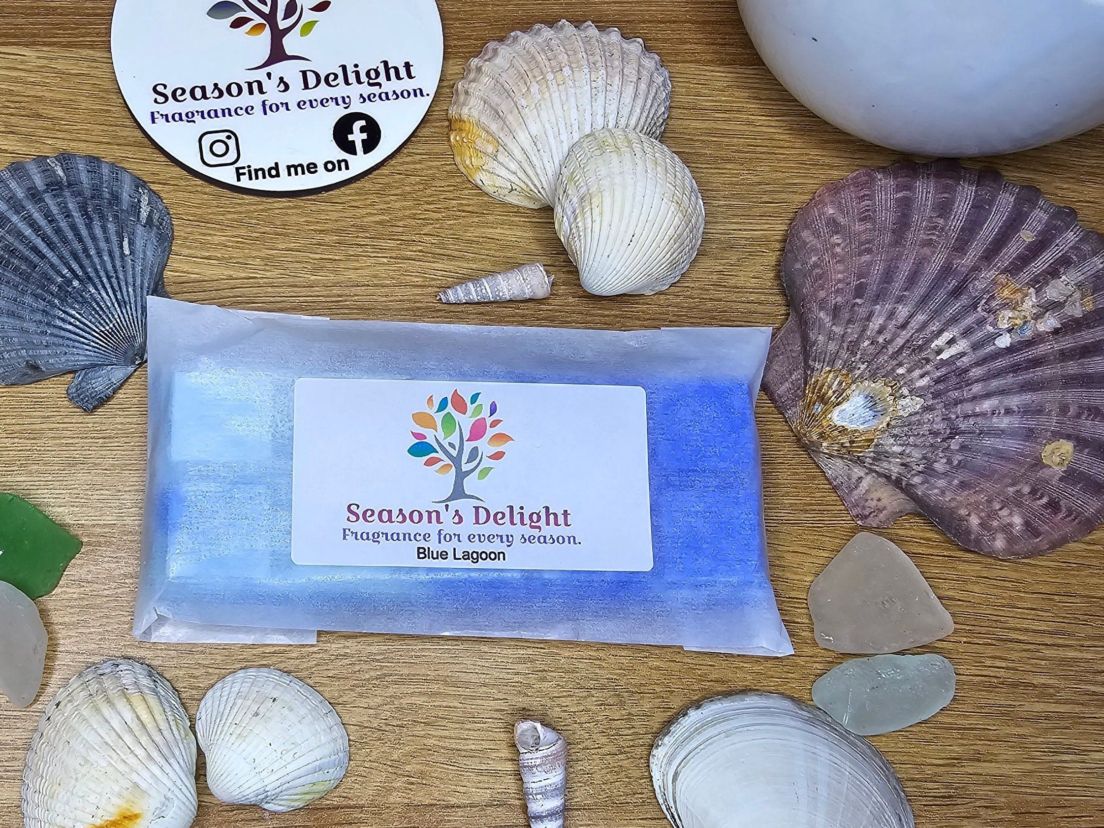 Blue lagoon wax melts.