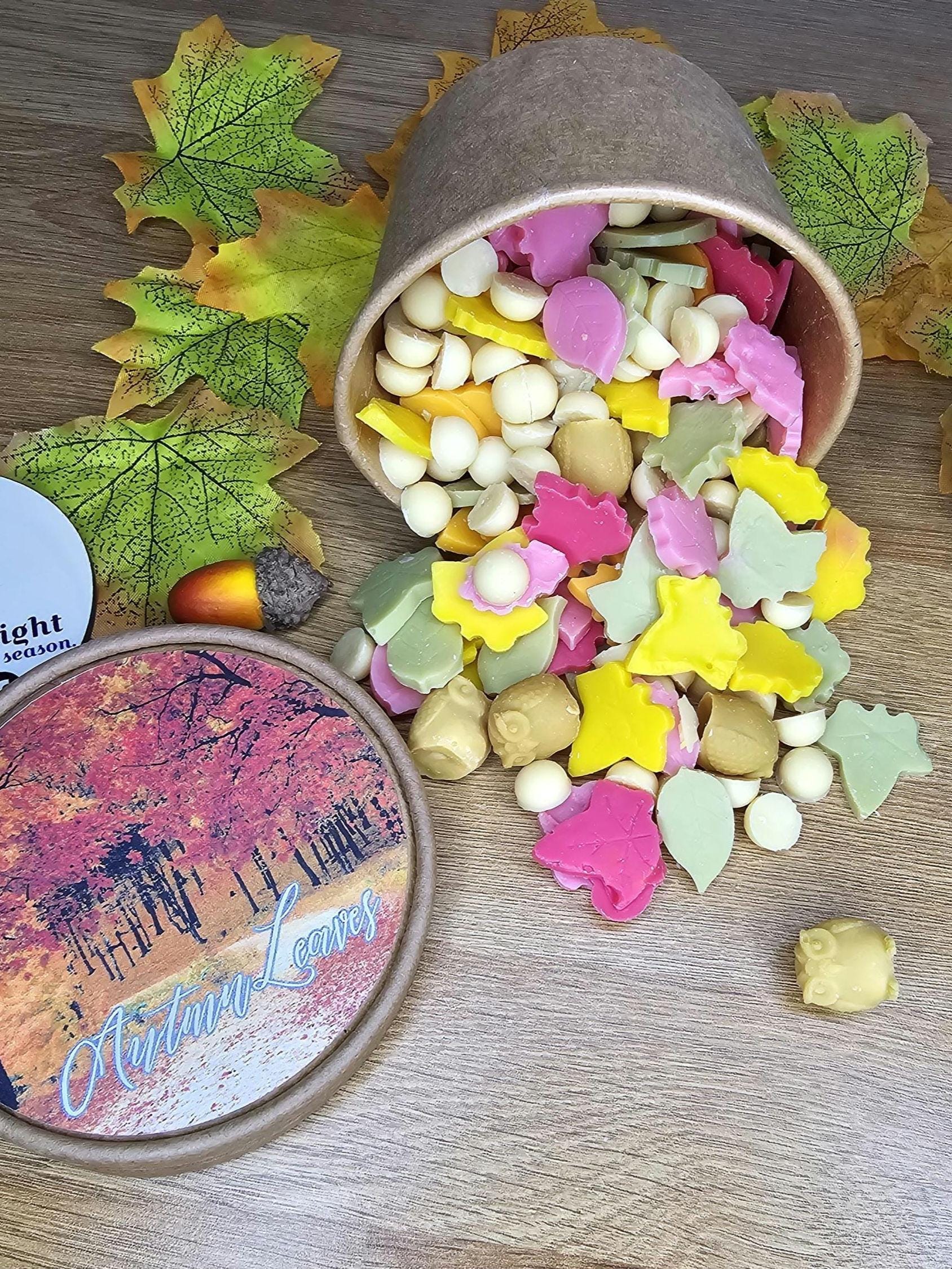 Autumn leaves wax melts.
